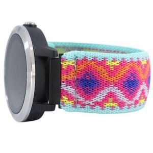 NEW Elastic Patterned Watch Band for Garmin Vivoactive 3, 3s & Music (20mm).